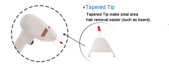 Máquina portátil do laser do diodo de 3 comprimentos de onda para línguas múltiplas do apoio da remoção do cabelo