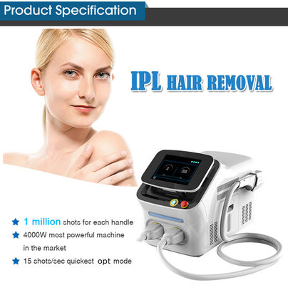 equipamento da beleza da remoção do cabelo de 530nm-950nm IPL, dispositivo da casa do rejuvenescimento da pele do IPL