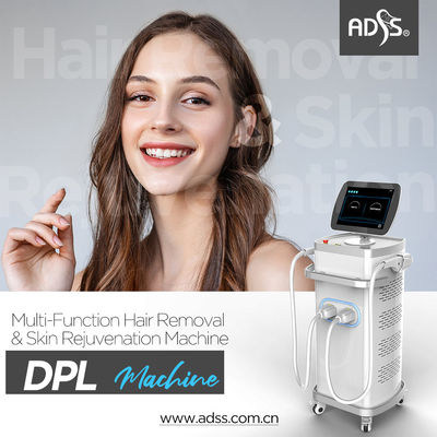 A máquina multifuncional do laser de DPL, RF descasca o aperto da máquina com 2 punhos