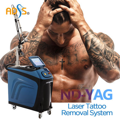 tamanho de ponto da máquina 2-10mm da remoção da tatuagem de 1064nm 532nm Yag