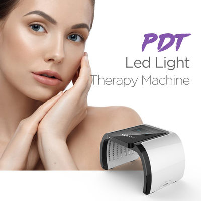 Máquina portátil da terapia da luz do diodo emissor de luz do fotão de 7 cores para a beleza facial