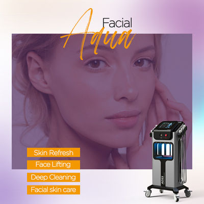 máquina 7 do rejuvenescimento da pele 600W em 1 máquina facial de Hydrodermabrasion com máscara conduzida