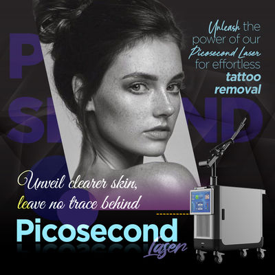 Máquina de remoção de tatuagens de picosecondas Nd Yag Laser Picolaser
