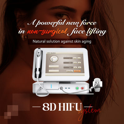 CE 8d Máquina Hifu Rejuvenescimento da pele Cuidado da pele Microcorrente Facial