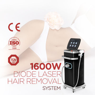 Máquina de remoção de cabelo a laser de diodo LCD 755nm+808nm+1064nm com CE médica