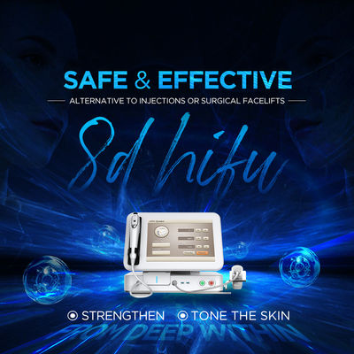 Ultra-som focado de alta intensidade Hifu 8d Face Machine AC110V-240V