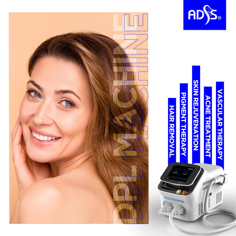 DPL Q portátil comutou a máquina da remoção do cabelo do laser do ND YAG para a remoção da acne